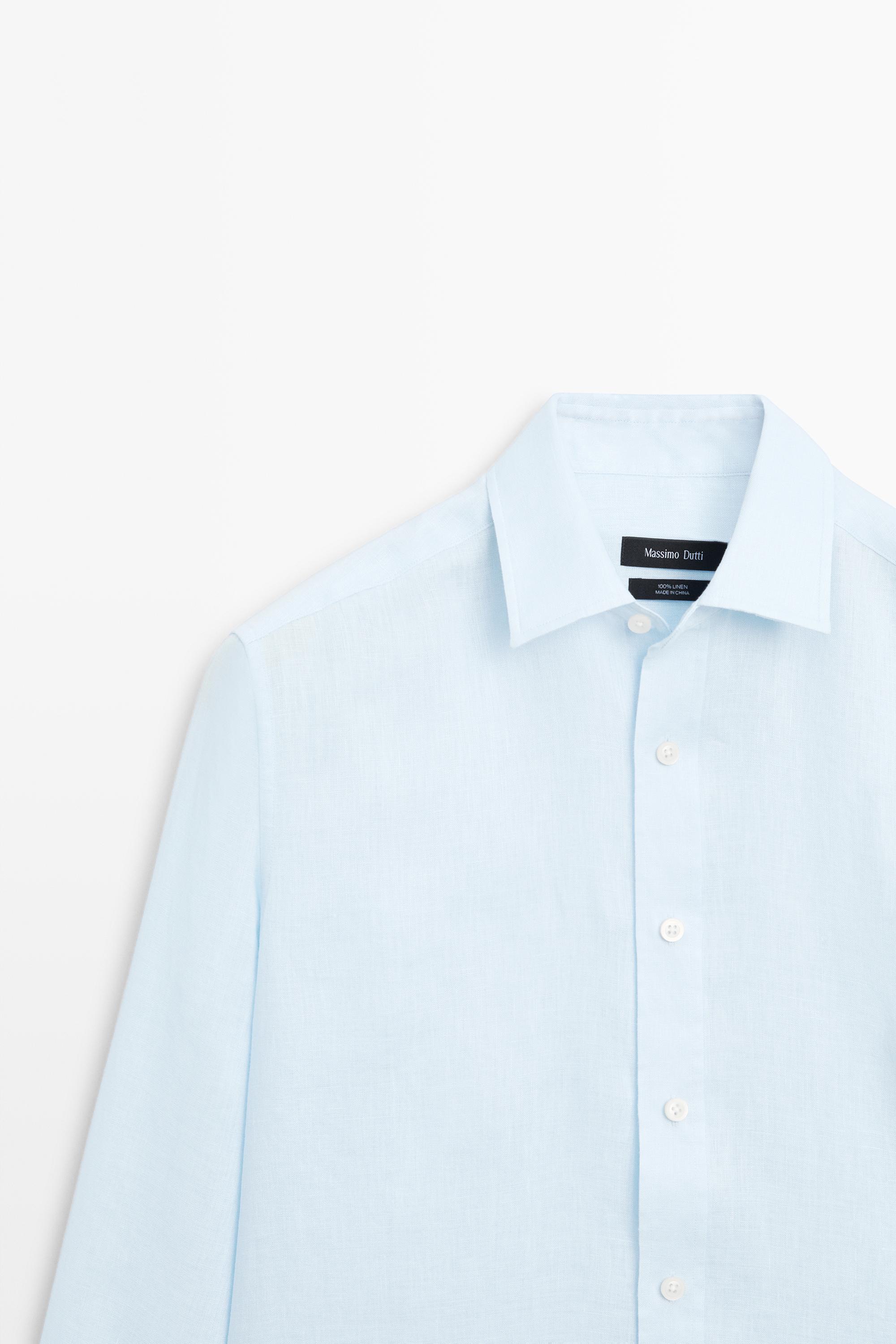 Chemise 100 % lin regular fit